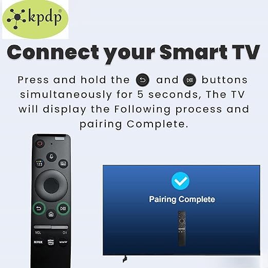 Image of Samsung Voice Remote Control for Smart TV Compatible with LED QLED 4K 8K Crystal UHD HDR and Curved Models Replacement Remote with Netflix Prime Video Samsung TV Plus Shortcut Buttons