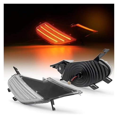 Luz de señal de giro ámbar para Cayenne 2003-2006 con intermitente plata transparente