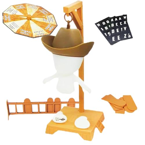 JTYEBY Magnetic Hangman Mystery Word Guessing Game, 2025 New Fun Game For Kids & Families (yellow)