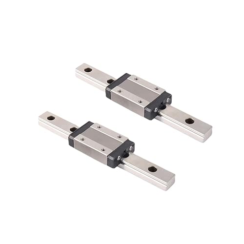 MGN15 - Carril lineal de 39.370in, 39.37 pulgadas, 2 rieles deslizantes de movimiento lineal en miniatura MGN15 + 2 piezas MGN15H bloque de