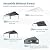 13x25FT Heavy Duty Carport Canopy,Extra Large Portable Car Tent Garage with Roll-up Windows and All-Season Tarp Cover,Removable Roof &Side Walls for Car, SUV,Boats&Truck Shelter Logic Storage