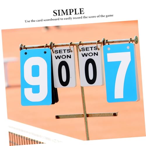 Marcador de puntuación para tenis con tarjetas giratorias miniatura 3