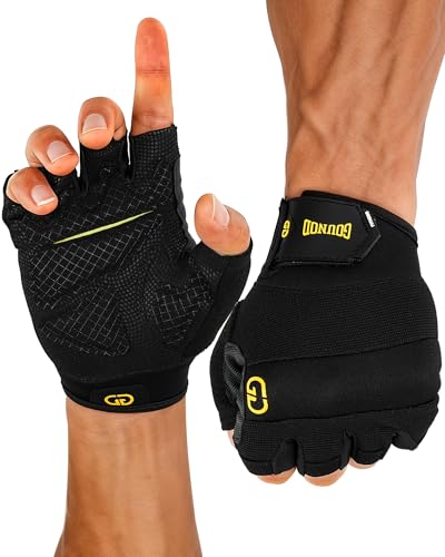 Workout Gloves for Men & Women - Fingerless Fitness