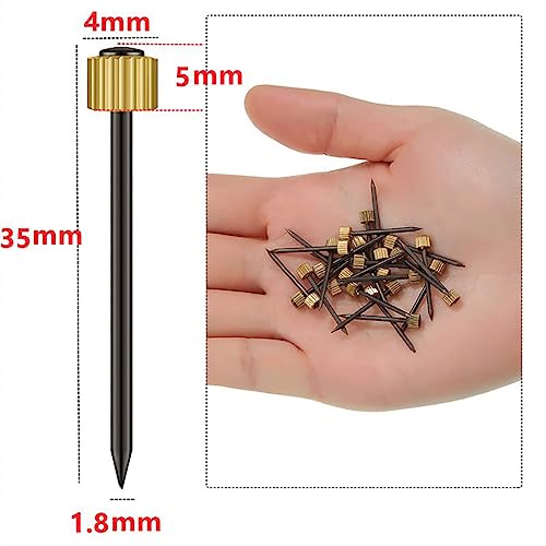 Image of 40 Pcs Picture Hanging Nails Small Picture Frame Nails Large Picture Frame Wall Hangers Picture Hanger Nails Photo Frame Hanging Nails