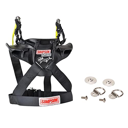 Simpson Hybrid Sport Head and Neck Restraint, Small w/Install Kit