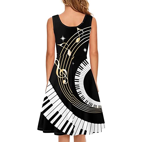 Image of TOADDITDO Womens Summer Sleeveless Tank Dress with 2 Side Pockets XS-4XL Plus Size