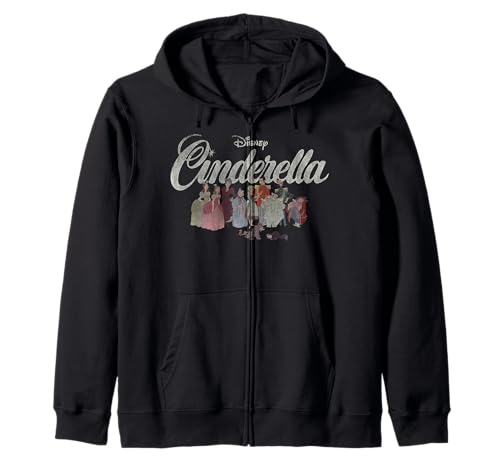 Disney Cinderella Group Shot All Lined Up Zip Hoodie