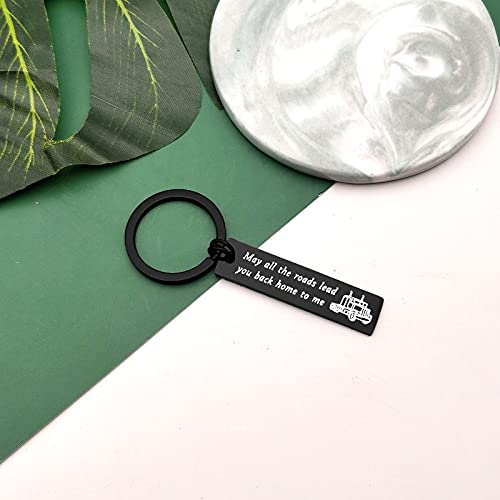 image for Vadaka Truck Driver Gift Keychain Trucker Jewelry Gift Keychain New Bu