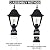 Windben Dusk to Dawn Outdoor Post Light,Lamp Post Light Fixture,Post Lantern with Pier Mount Base,Matte Black,7.4in,Suitable for Gardens,Yards,Balconies,Passages or Entrances,etc