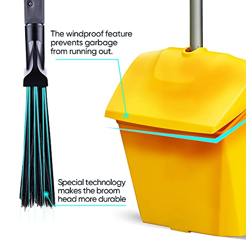 Yocada JHUS-BJDG01-1 Commercial Dustpan With Windproof Cover Outdoor Indoor thumb #2