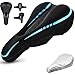 Coprisedile in gel traspirante e confortevole,Copri Sellini per Bicicletta,Coprisella Bici in Gel,con Copertura Antipolvere e Impermeabile,per MTB,Bici da Corsa,E-Bike,Donna Uomo