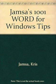 Paperback 1001 Word for Windows Tips/Book and Disk Book