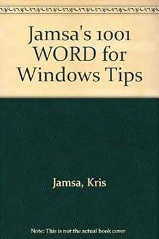 Paperback One Thousand One Word for Windows Tips with Disk Book