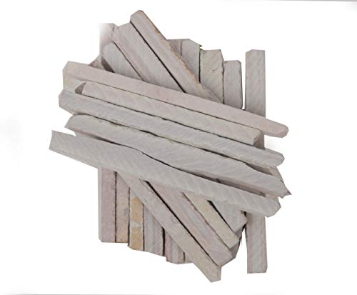 Ats White Slate Pencils Natural Lime Stone Chalk More Then 20 Pencils-Muddy White