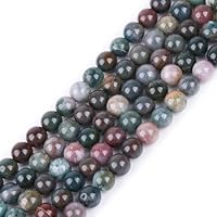 Sweet & Happy Girl’s Store Kettenstrang mit Perlen aus indischem Achat zur Fertigung von Schmuck, 38,1°cm, Achat, 6 mm Indischer Achat