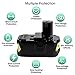 CaliHutt 【Upgrade】 18V 6.0Ah Replacement Battery for Ryobi ONE+ Plus 18V Battery High Capacity 18V Lithium-Ion Battery P102 P104 P105 P106 P108 P107 P109 for Cordless Power Tools…