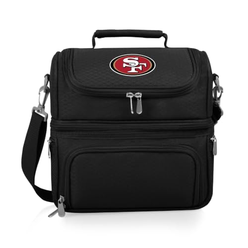 Image of PICNIC TIME NFL unisex-adult NFL Pranzo Lunch Bag, Insulated Lunch Box with Picnic Set, Lunch Cooler Bag