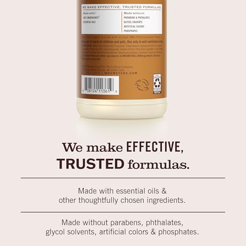 Image of MRS. MEYER'S CLEAN DAY Multi-Surface Everyday Cleaner, Acorn Spice Scent, 16 Fl Oz Bottle - 3 Pack | Removes Dirt and Freshens Surfaces, Everyday Use, All-Purpose Cleaner, Cruelty Free, Made with Essential Oils