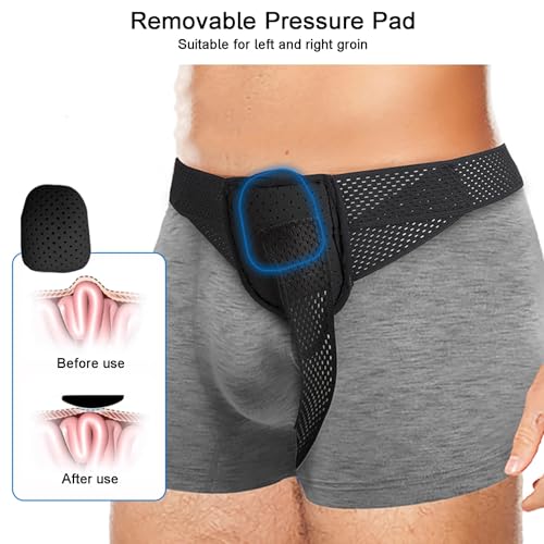 Faja para Hernia Inguinal para Hombre con Almohadilla Removible miniatura 5