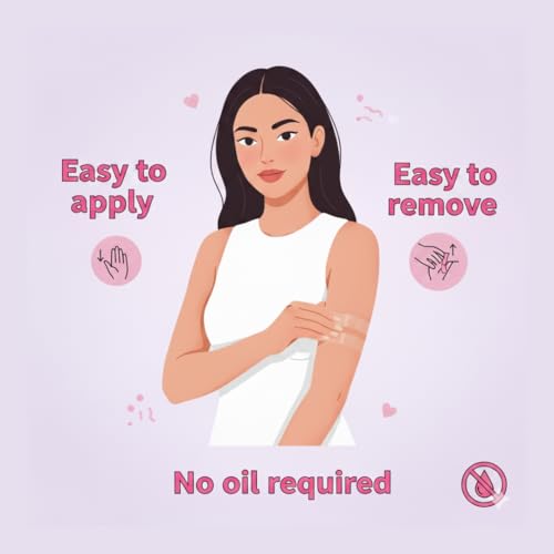 Image of GetSnappy Transparent Body Tape for Women | Ultra-Thin Invisible Breast Lift Tape with 8 Nipple Covers| Strong Adhesive, Sweat-Proof & Skin-Friendly | Up to 12 Hrs Sticking Capacity | 7.5cm x 5m