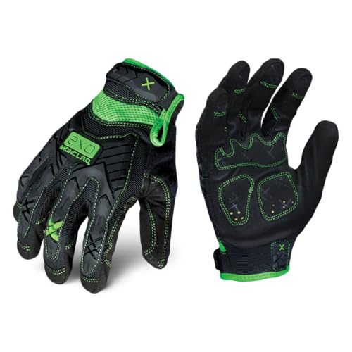 Ironclad mens Medium Impact Work Gloves, Black,...
