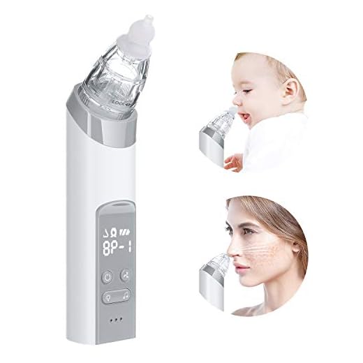 Nasal Aspirator for Baby Electric Nose Sucker,COCOBELA Multi-Function Blackhead Cleansing and Infant Nose Cleaner for Kids Toddlers