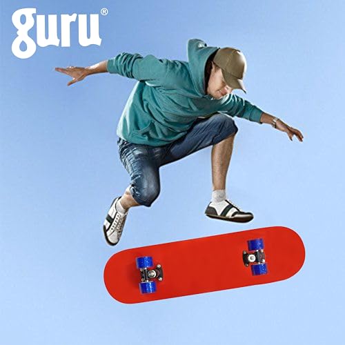 Image of GURU Skateboard, Wooden Non-Slip Skateboard for Kids, Adult, Casterboard /Skate Board /Hoverboard /Longboard for Beginners, Learners, Training Purpose for All Age Group