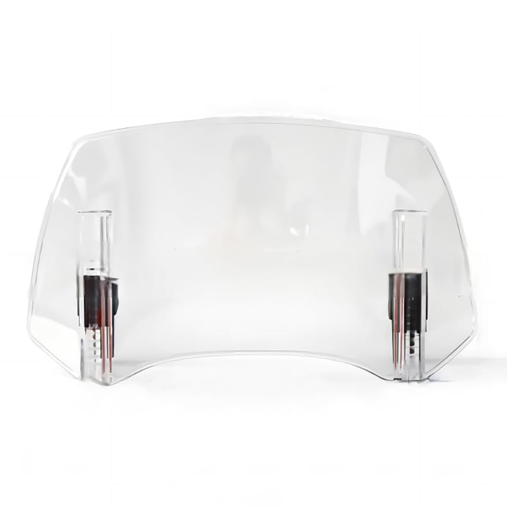 ffLilee Motorcycle Windscreen Deflectors for Yamaha R3 YZF R3,Wind Shield Screen Deflector Windscreen Front Screen Wind Deflector Windscreen Spoiler,Transparent-300mm