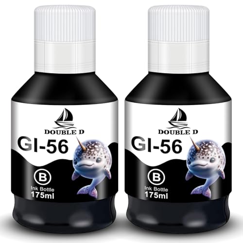 Bouteille d'encre GI-56 noire compatible Canon MAXIFY GX3050 GX4050 GX5050