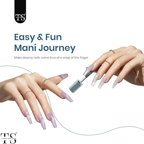 Image of THR3E STROKES Cat Eye Gel Nail Polish Set for Pink Brown Glitter Holographic Cat Eye, Shimmery Finish 7.5Ml Salon Gel Manicure and Nail Art DIY at Home, Bright Moonlight (ASTEROID)