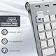 Cbcuyle Ziffernblock mit USB A/USB C, Multifunktionstasten Nummernblock mit 3 zusätzlichen USB 2.0-Anschlüssen, 18 Tasten, 15° ergonomische Numeric keypad für Laptops, Notebook und Desktops