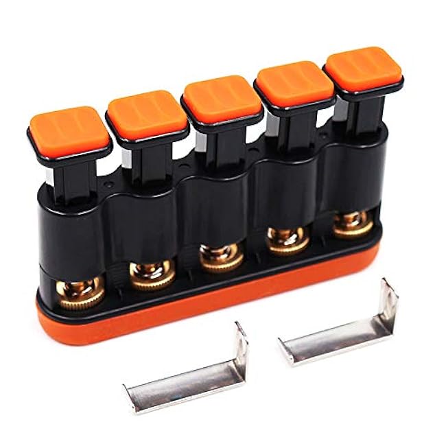 DILIMI Finger Strengthener, Guitar Beginner Exercier, Finger Trainer, Hand Grip Strength Trainer for Athletes,Musicians