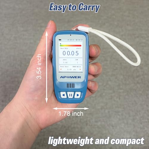 Image of Geiger Counter Nuclear Radiation Detector, Portable Handheld Dosimeter Beta, Gamma, X-ray Detection, LCD Display Radiation Monitor Meter, Radioactive Device for Home, Lab, and Emergency Use