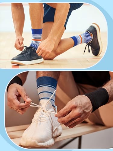 Image of Fourluoo 3 /6 Pairs Women Toe Socks Cotton Breathable Ankle Five Toe Socks for Men Women Athletic Running
