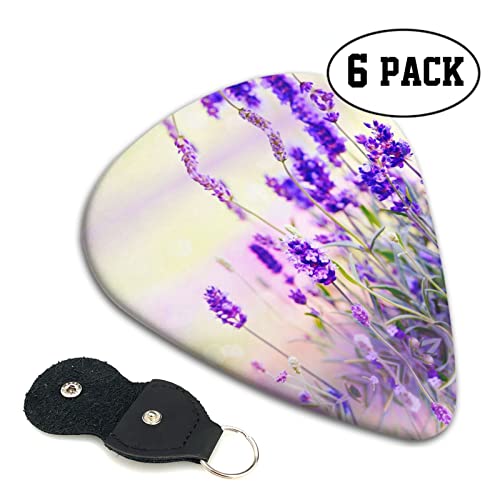 Ensemble de 6 médiators de guitare fleur de lavande pour guitare acoustique, guitare électrique, basse, ukulélé – fin… - Les Beatles, Paul McCartney, John Lennon, RIngo Starr, George Harrison Ensemble de 6 médiators de guitare fleur de lavande pour guitare acoustique, guitare électrique, basse, ukulélé - fin… – Image 3