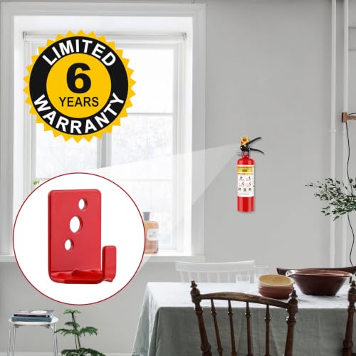 Image of 6 Pack ABC Dry Chemical Fire Extinguisher, 2.5 lb 1-A:10-B:C Fire Extinguisher for Home, Office, Boat, Truck, Quick Release Handle, Ideal for Electrical & Grease Fire
