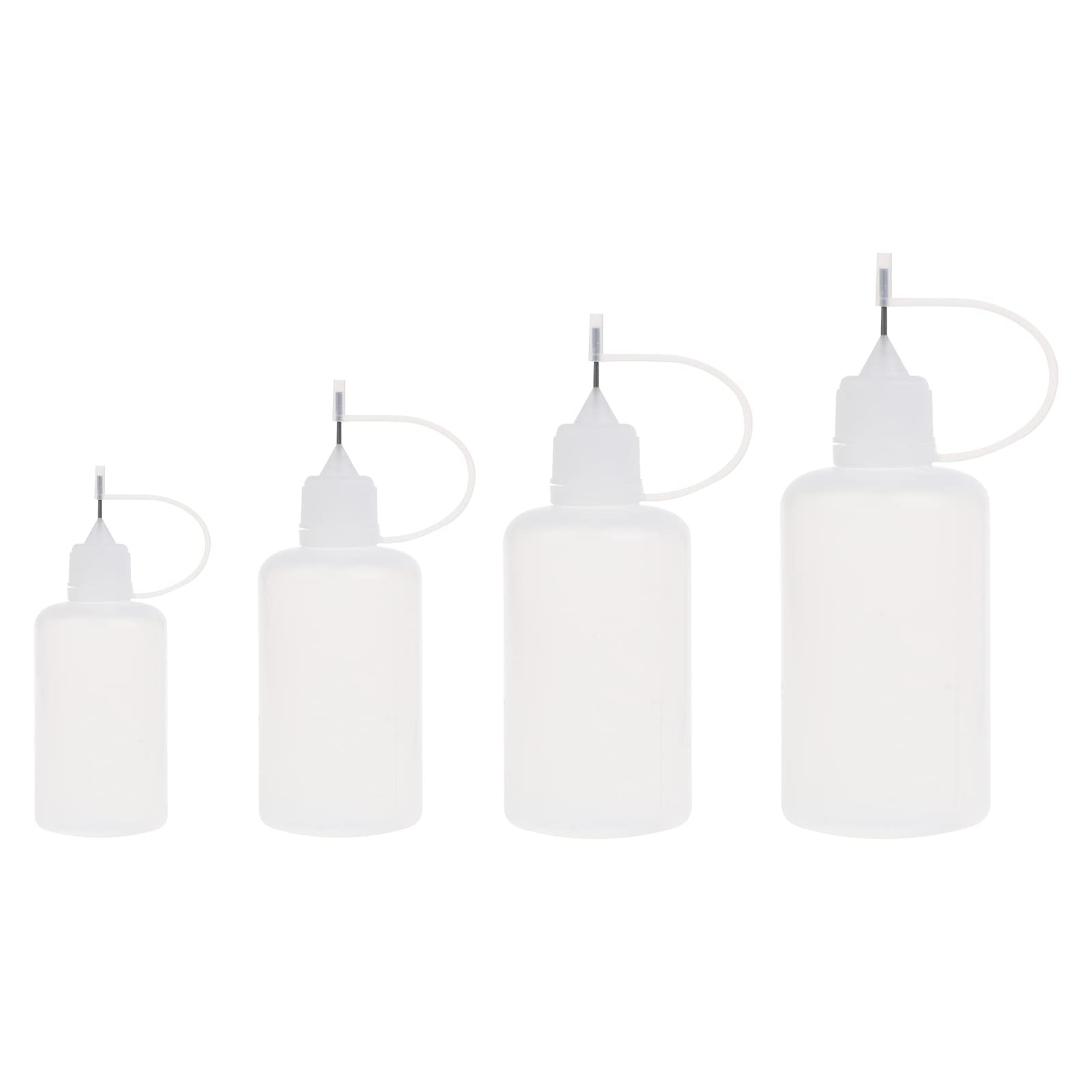 Ldabrye 12Pcs Needle Tip Applicator Bottle Fine Tip Applicator Bottle for Quilling Craft Acrylic Painting