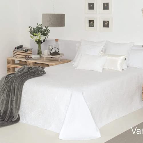 Colcha bouti Varsana Clara Vidal Blanco (Cama 180 CM)
