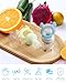 2 Pack Silicone Baby Fruit Feeder,Baby Teethers,Baby Teething Toy,Breastmilk Popsicle Molds for Baby Teething Relief,Fresh Food Feeder for Safe Infant Self Feeding (Blue & Green)