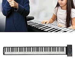 88 Touches, Bluetooth Roll Up Piano Portable Digital Roll Up Piano Fonction MIDI avec Affichage Numérique LED pour… - Les Beatles, Paul McCartney, John Lennon, RIngo Starr, George Harrison 88 Touches, Bluetooth Roll Up Piano Portable Digital Roll Up Piano Fonction MIDI avec Affichage Numérique LED pour… – Image 5
