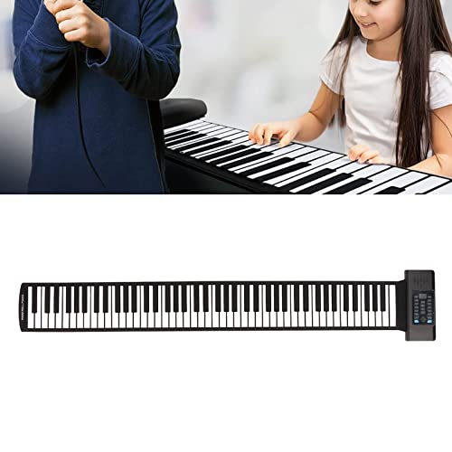 88 Touches, Bluetooth Roll Up Piano Portable Digital Roll Up Piano Fonction MIDI avec Affichage Numérique LED pour… - Les Beatles, Paul McCartney, John Lennon, RIngo Starr, George Harrison 88 Touches, Bluetooth Roll Up Piano Portable Digital Roll Up Piano Fonction MIDI avec Affichage Numérique LED pour… – Image 6
