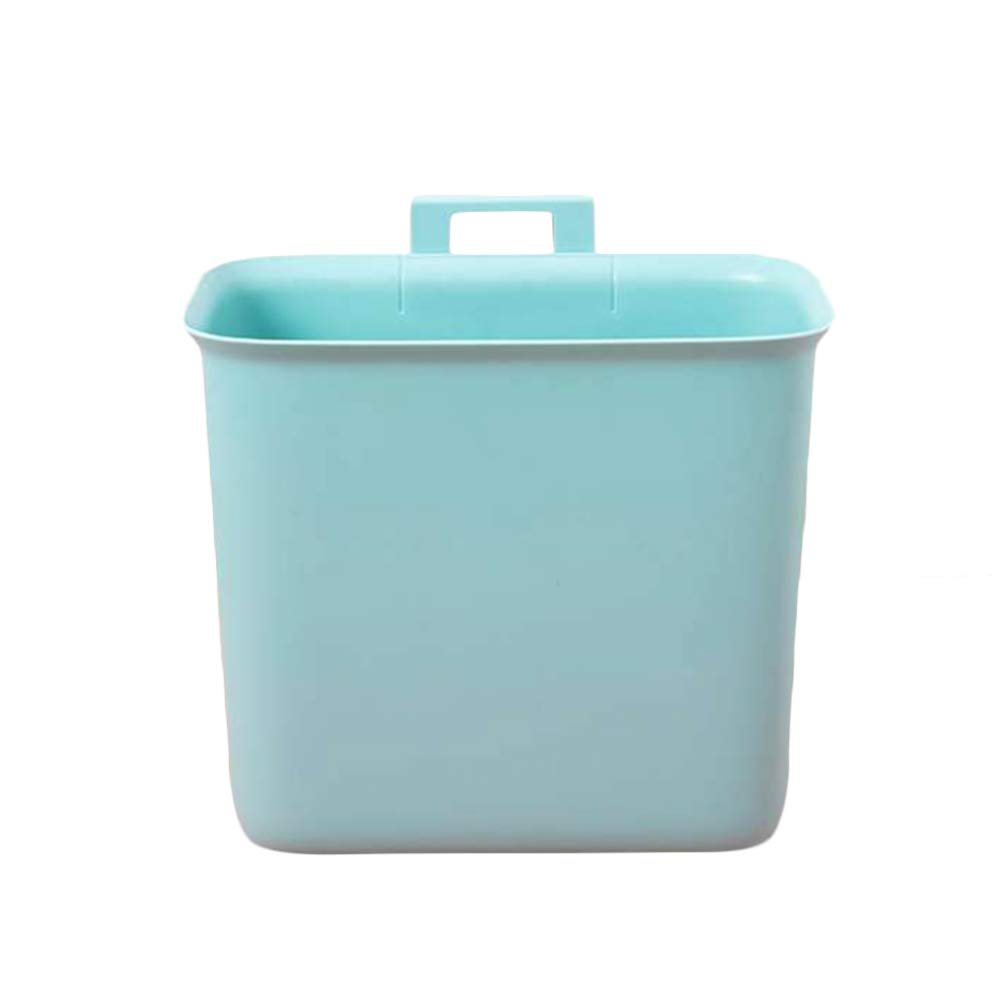 HEMOTON Hanging Trash Can Cabint Door Garbage Can Kitchen Hanging Garbage Container Rubbish Bin for Kitchen