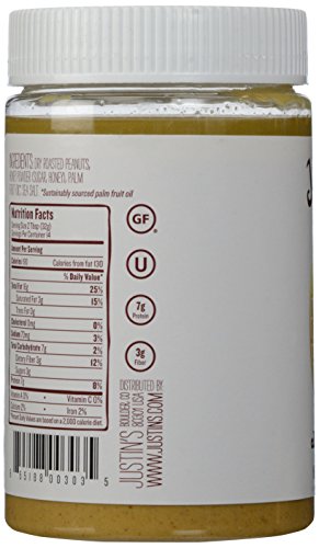Image of Justins, Peanut Butter Blend Honey Jar, 16 Ounce (Pack of 2)
