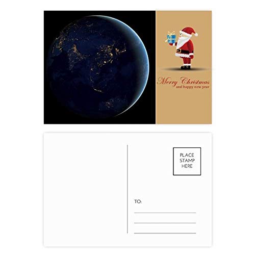 Cartes postales Universe Space Planète Terre Père Noël Bleu lot de 20 pour collectionneur astronomie