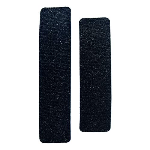 PitPat Velcro Straps - Black - 100mm & 120mm - Dog Collar Attachment Straps - Pet Tracking