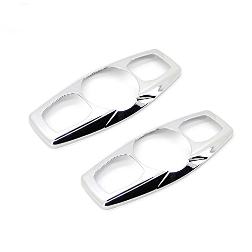 HIGH FLYING ABS Chrome Rear Back Inner Reading Light Lamp Cover Trim Decor for Ford Escape Kuga 2013-2017