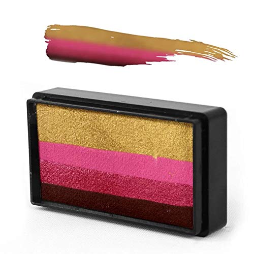 Silly Farm Arty Brush Split Cake - Paty-Licious by Paty De Leon, Size - 20 gm, Face and Body Painting Rainbow Cakes