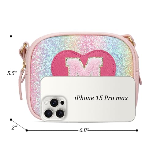 Image of KKXIU Birthday Gifts for Girls Initial Toddler Purse Cute Kids Crossbody Bag