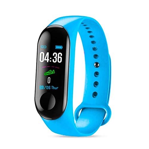Smart Band Reloj Pulsera Rastreador de Ejercicios Podómetro Monitor de Ritmo cardíaco Pulsera Impermeable (ToGames)
