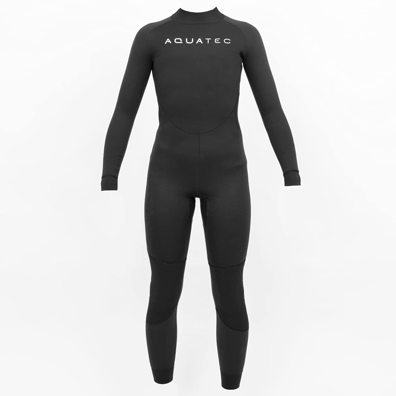 AQUATEC Full Length Kids Wetsuit - 6 Size Options [5-16 Years] | 2x Neoprene Thicknesses: 2mm & 4/3mm | Full Body Wet Suit | Water Sports, Swimming & More (11-12 Years, 2mm Thickness)